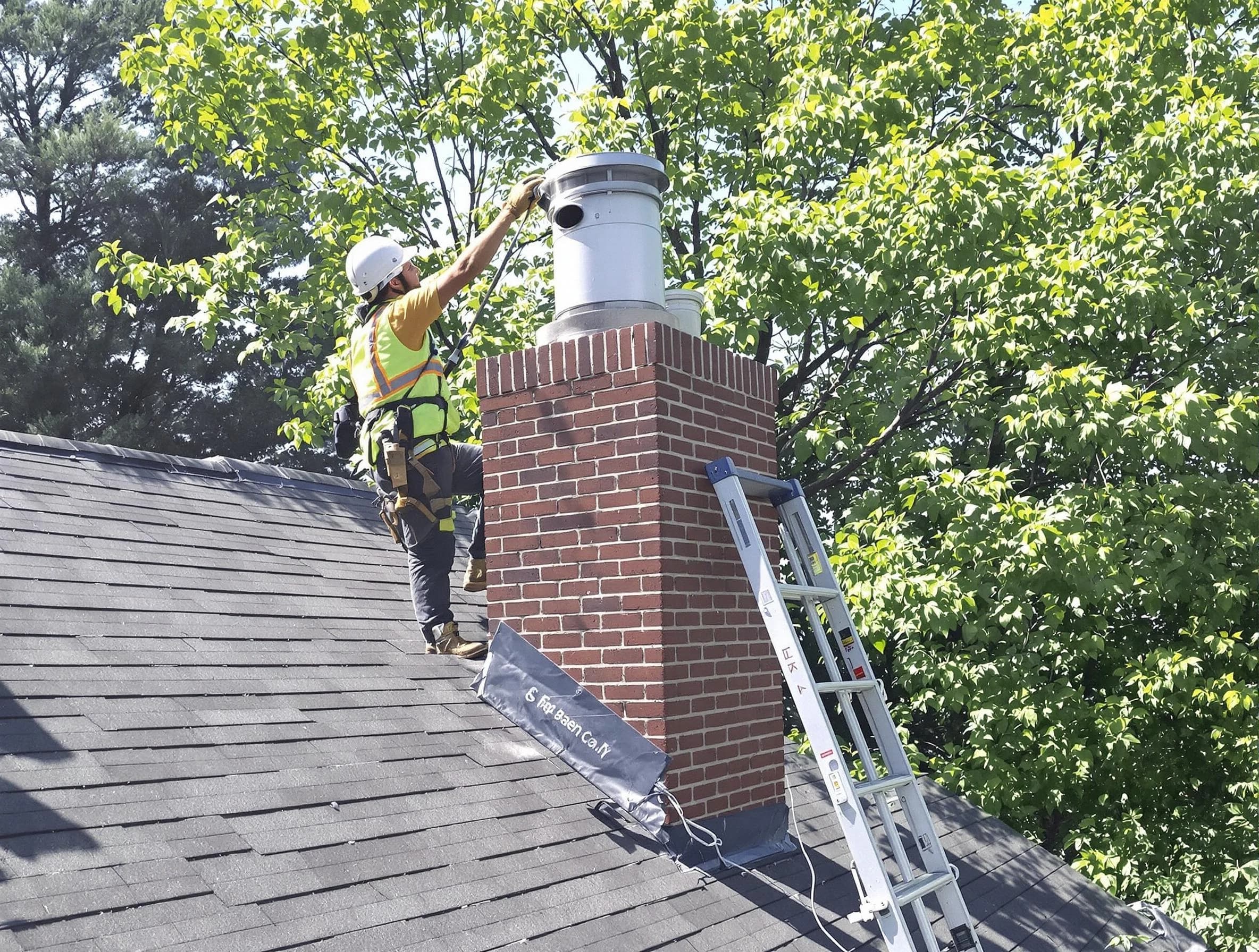 Chimney liner inspection by Norcross Chimney Sweep in Norcross, GA