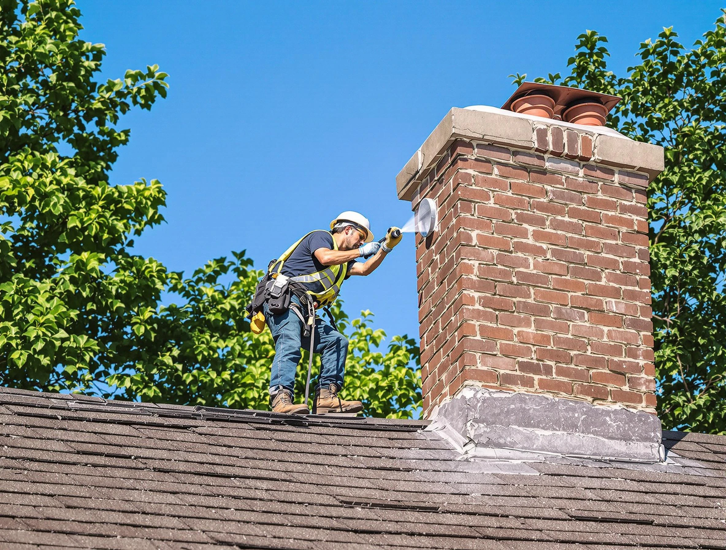 Norcross Chimney Sweep performing an inspection with advanced tools in Norcross, GA