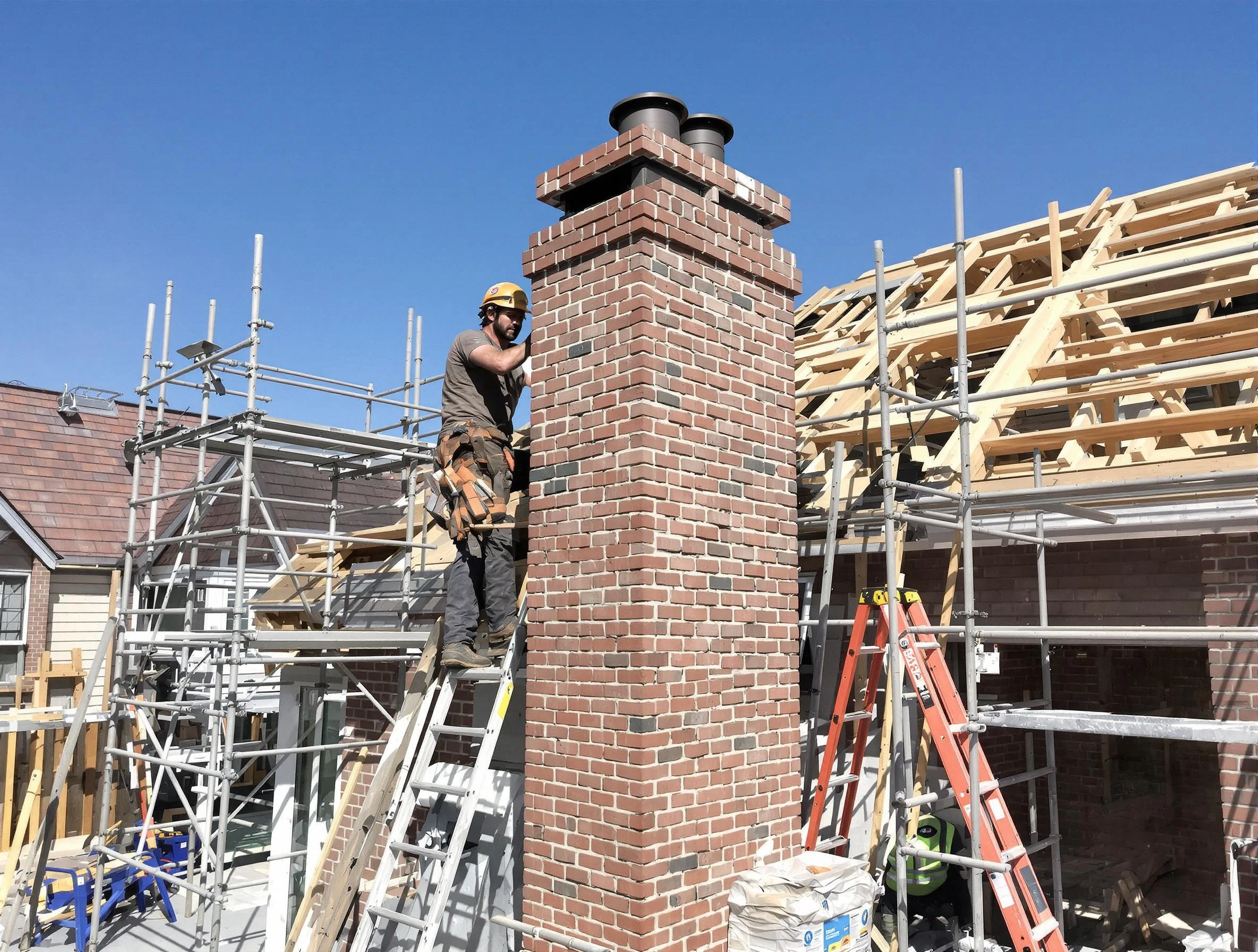 New chimney installation completed by Norcross Chimney Sweep in Norcross, GA